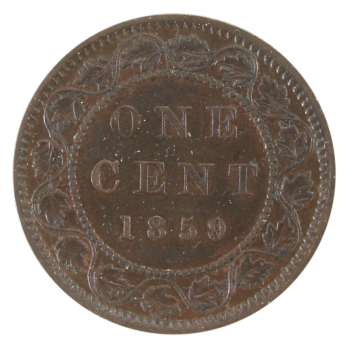 1859 DP N9 #3 Canada 1-cent VF-EF (VF30) $