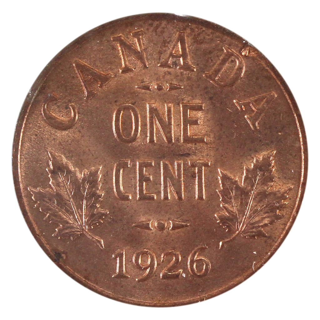 1926 Canada 1-cent UNC+ (MS62) $