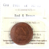 1907 Canada 1-cent ICCS Certified MS63 Red & Brown