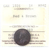 1926 Canada 1-cent ICCS Certified MS62 Red & Brown (XXG 389)