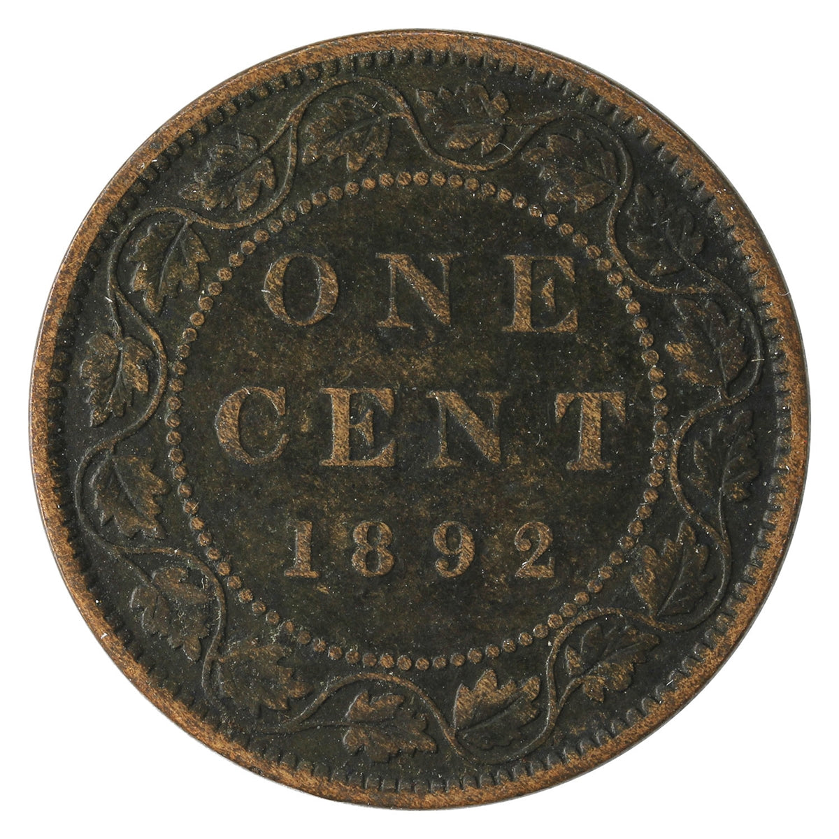 1892 Obv. 3 Canada 1-cent G-VG (G6)