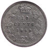 1858 Canada 10-cents VG-F (VG10) $