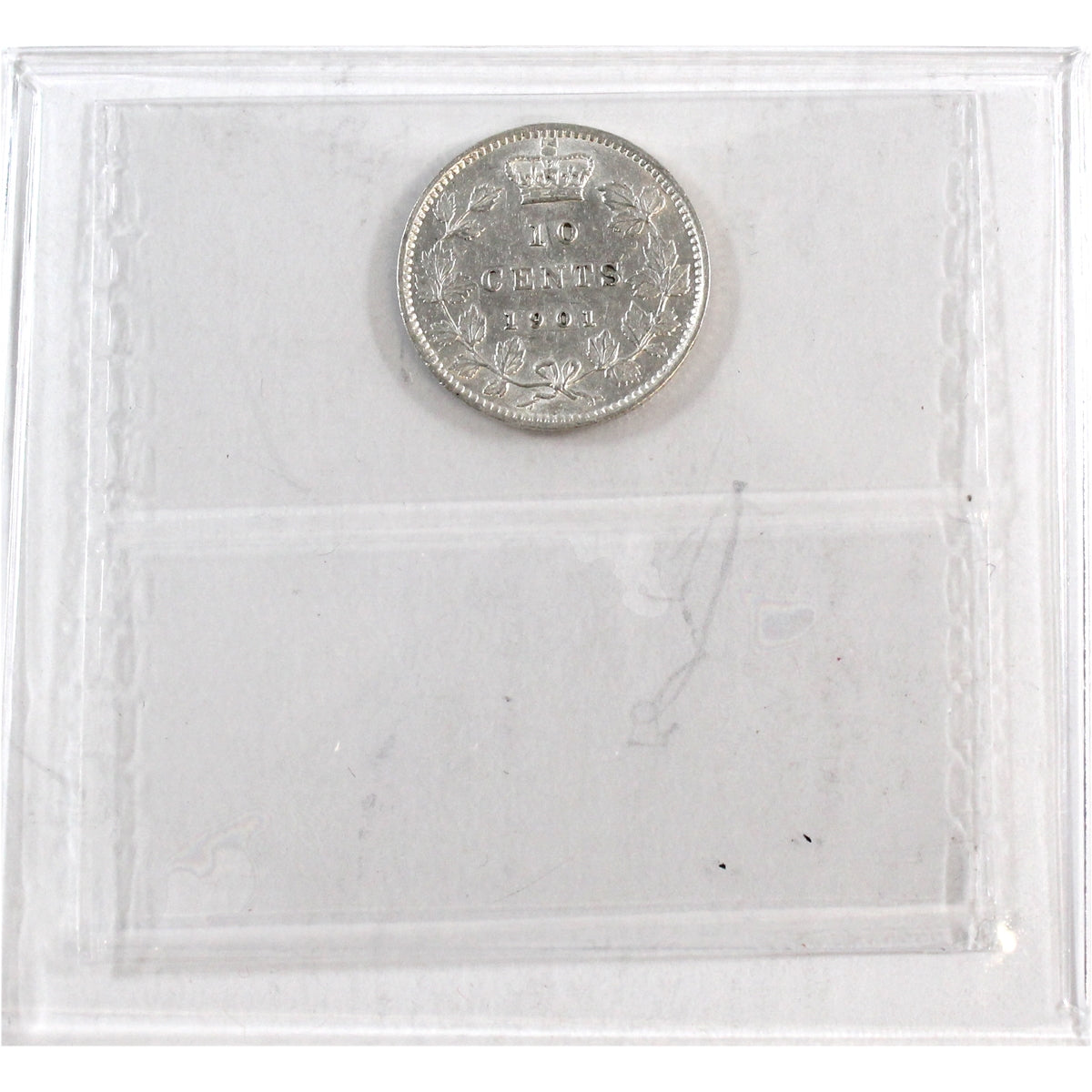 1901 Canada 10-cents ICCS Certified EF45