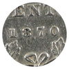 1870 Wide 0 Canada 10-cents VF-EF (VF-30) $
