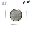 1871 Canada 10-cents F-VF (F15) $