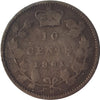 1881H Obv. 2 Canada 10-cents VG-F (VG-10) $