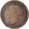 1886 Large Knobbed 6 Obv. 4 Canada 10-cents G-VG (G-6) $