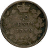 1886 Large Knobbed 6 Obv. 5 Canada 10-cents G-VG (G-6) $