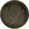 1886 Large Knobbed 6 Obv. 5 Canada 10-cents G-VG (G-6) $