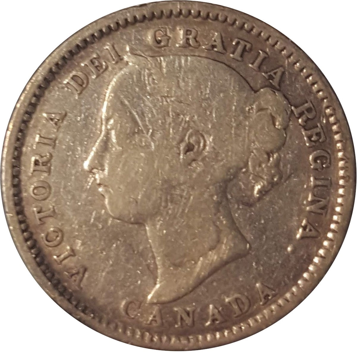 1887 Canada 10-cents VG-F (VG10) $