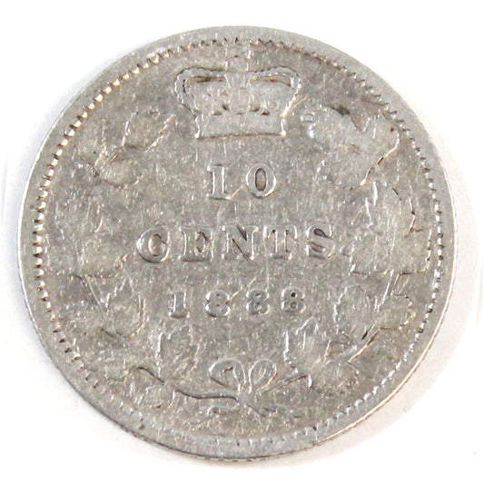 1888 Canada 10-cents G-VG (G6)
