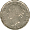 1892 Obv. 5 Canada 10-cents Fine (F-12) $