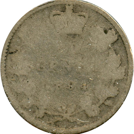 1894 Obv. 6 Canada 10-cents About Good (AG3)