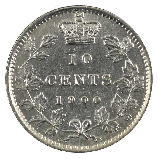 1900 Canada 10-cents EF-AU (EF45) $