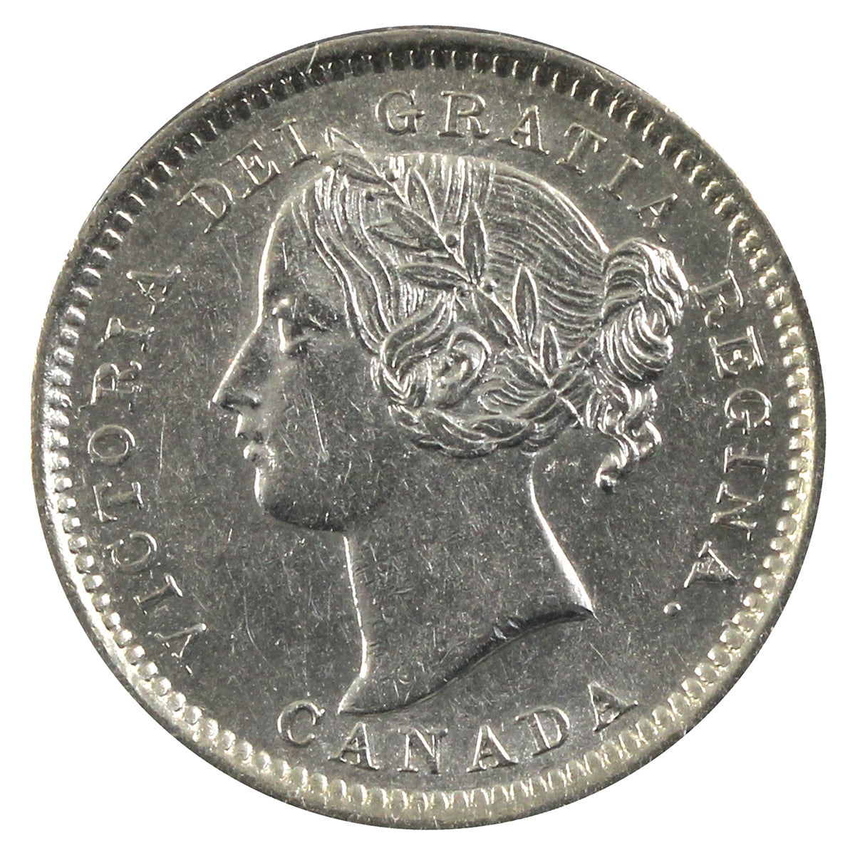 1900 Canada 10-cents EF-AU (EF45) $