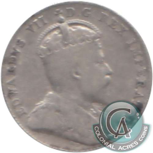 1906 Canada 10-cents Very Good (VG8)