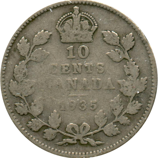 1935 Canada 10-cents Good (G-4)