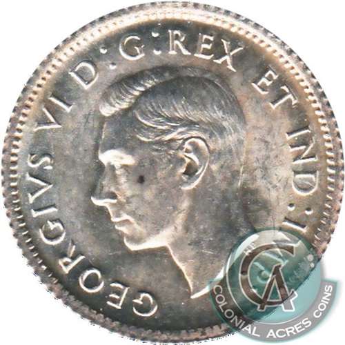 1940 Canada 10-cents UNC+ (MS62)