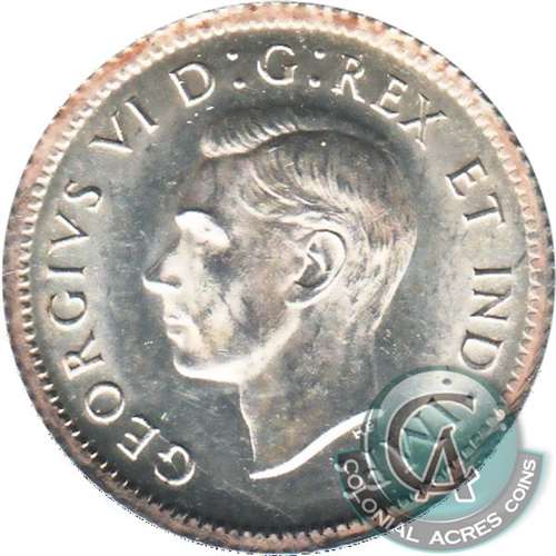 1944 Canada 10-cents Uncirculated (MS60)