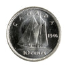 1946 Canada 10-cents Brilliant Uncirculated (MS63)