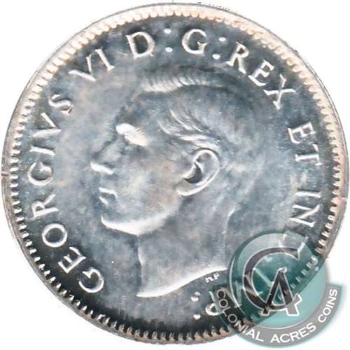 1947 Canada 10-cents AU-UNC (AU55)