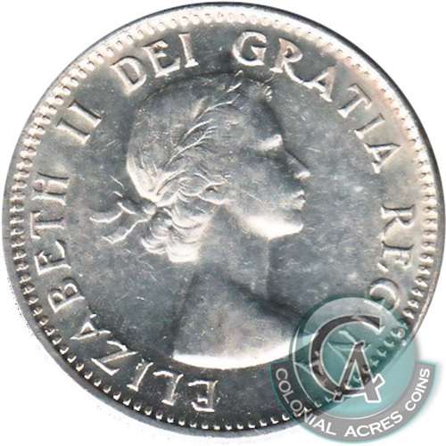 1954 Canada 10-cents Almost Uncirculated (AU50)