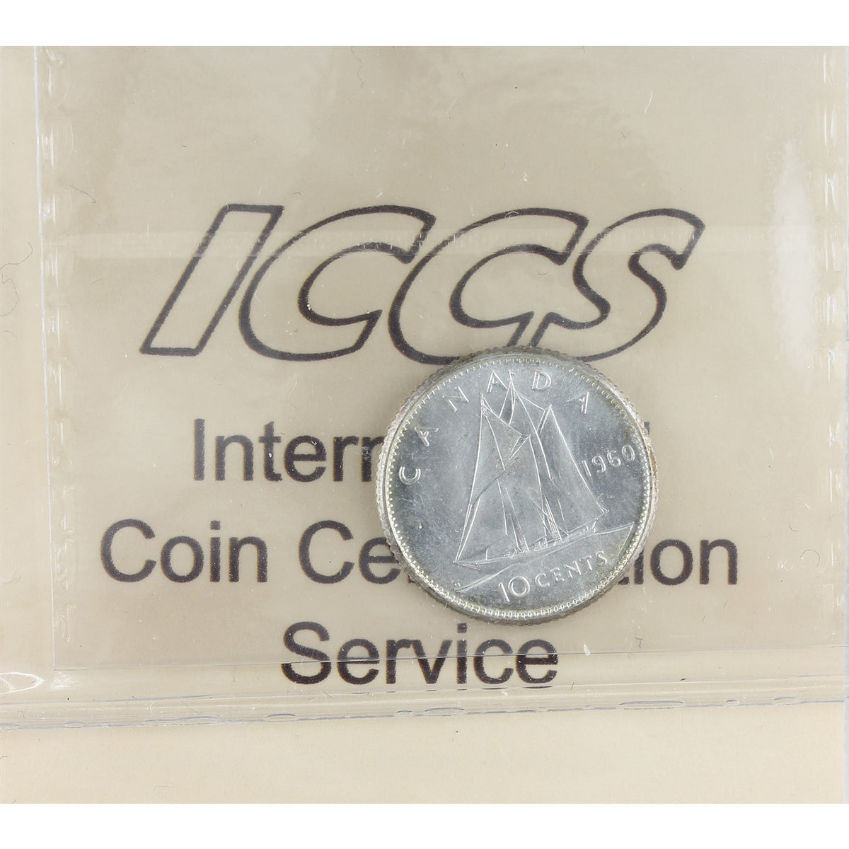 1960 Canada 10-cents ICCS Certified MS64