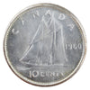 1960 Canada 10-cents ICCS Certified MS64