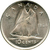 1964 Canada 10-cents Choice Brilliant Uncirculated (MS64)