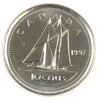 1997 Canada 10-cent Brilliant Uncirculated (MS63)