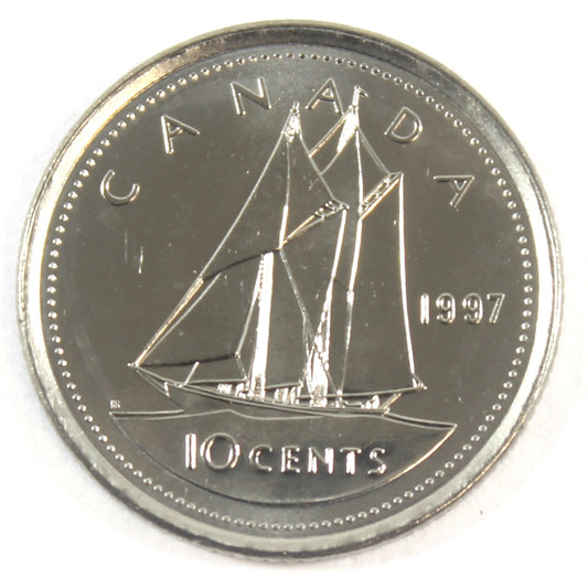 1997 Canada 10-cent Brilliant Uncirculated (MS-63)
