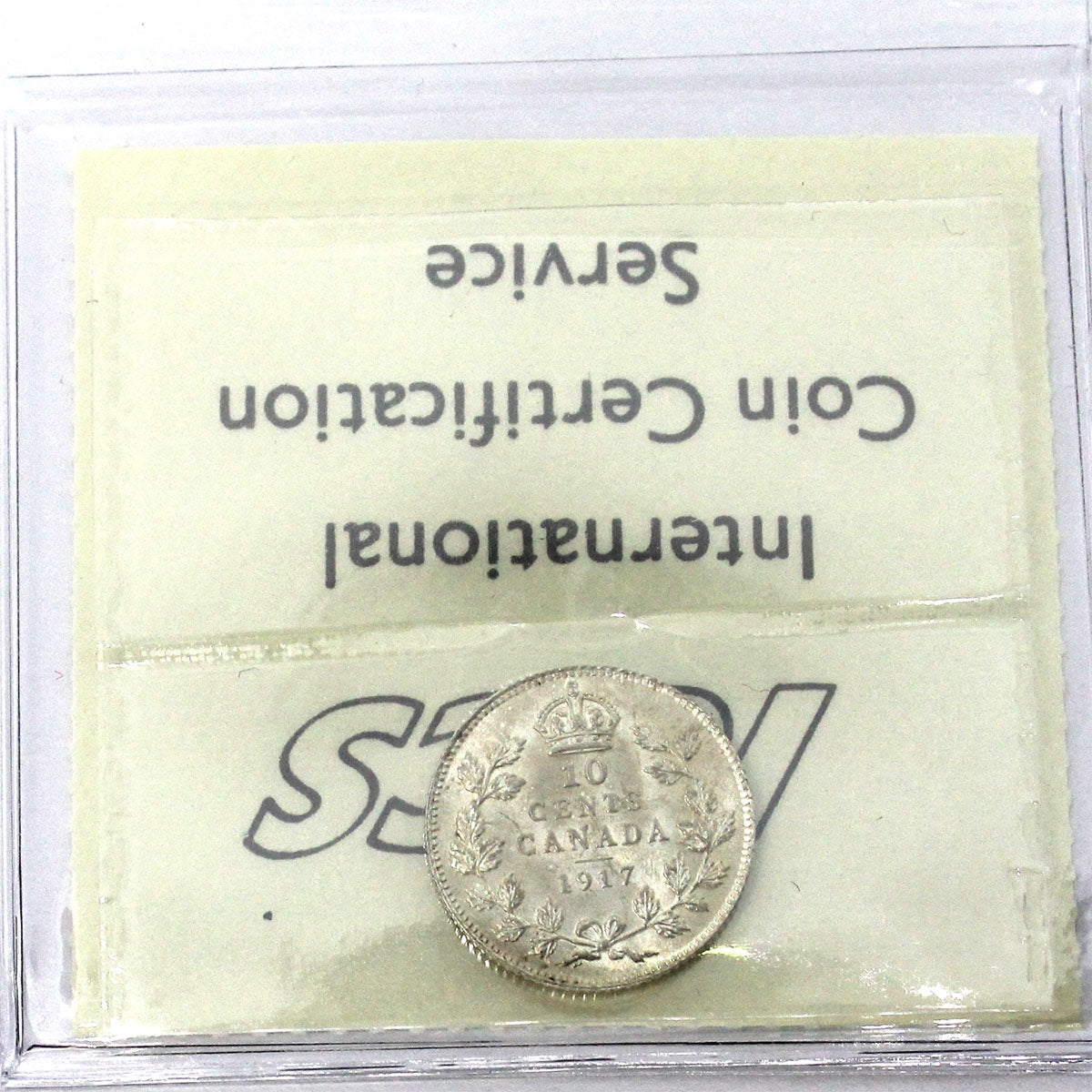 1917 Canada 10-cents ICCS Certified MS62