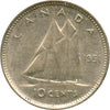 1951 Canada 10-cents Very Fine (VF20)