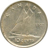 1957 Canada 10-cents EF-AU (EF45)