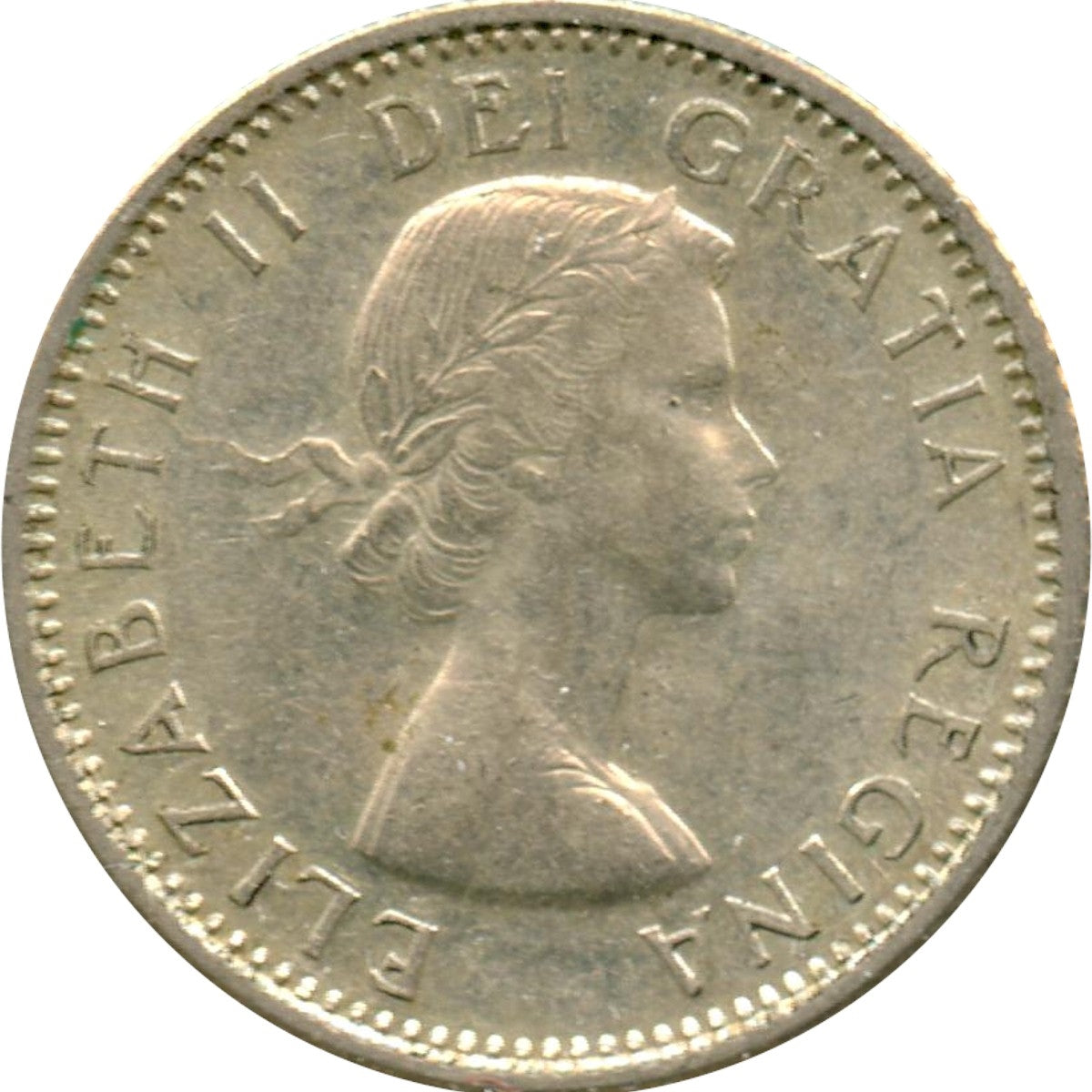 1957 Canada 10-cents EF-AU (EF45)