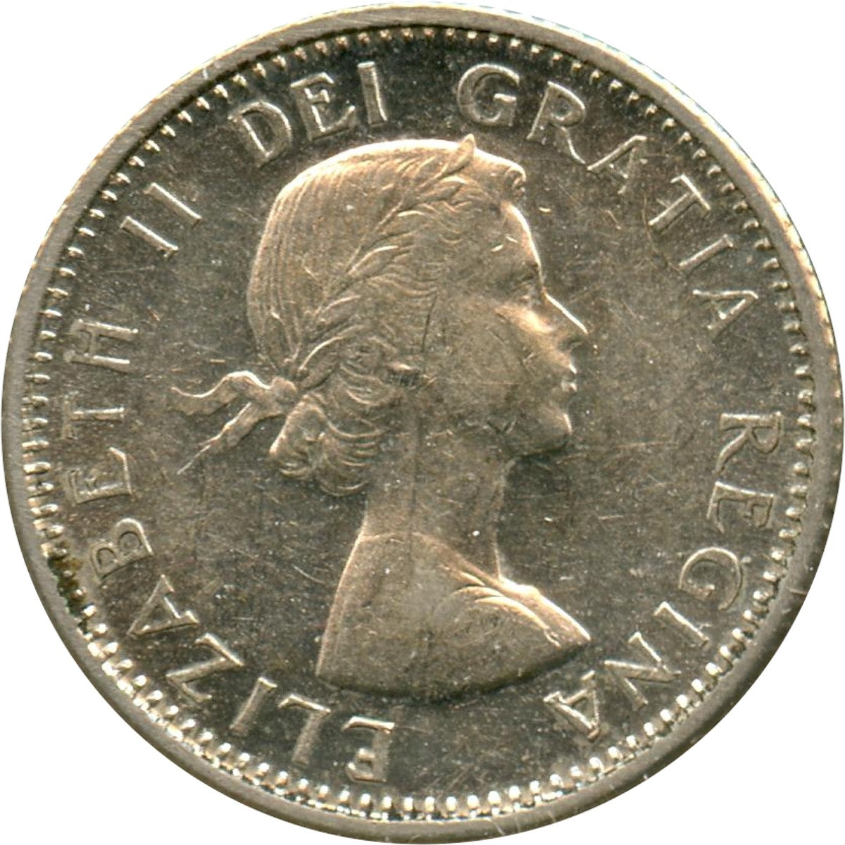 1958 Canada 10-cents EF-AU (EF45)