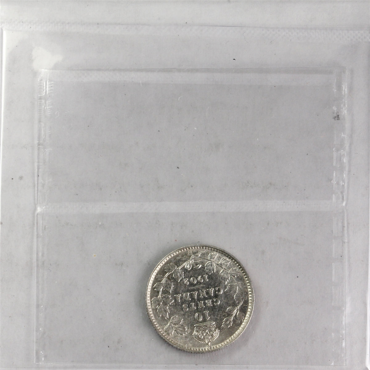 1902H Canada 10-cents ICCS Certified EF45