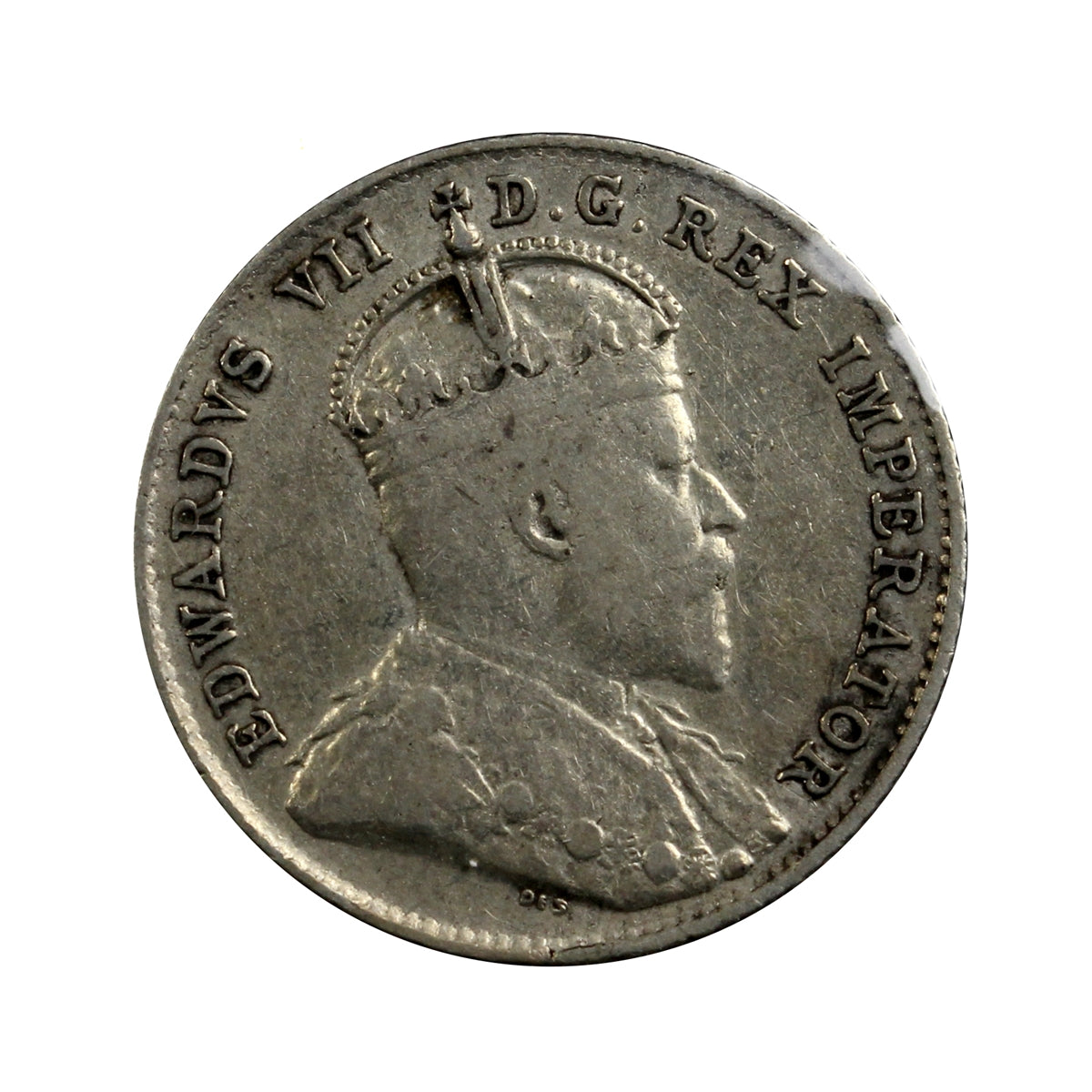 1909 Victorian Leaves Canada 10-cents F-VF (F15)