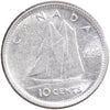1943 Re-Engraved Canada 10-cent VF-EF (VF30)