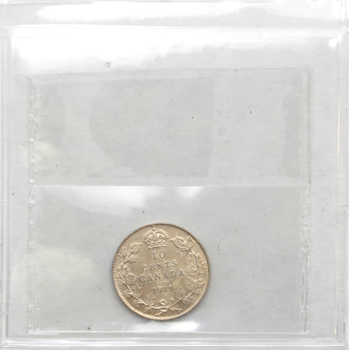 1911 Canada 10-cents ICCS Certified EF40