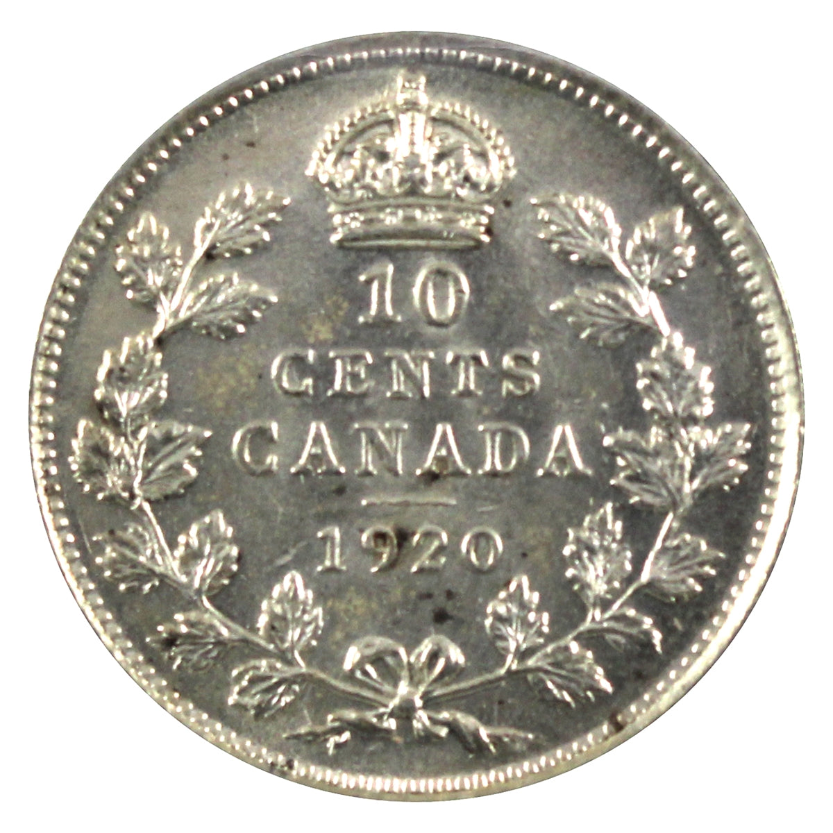 1920 Canada 10-cents Uncirculated (MS60) $