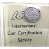 1893 Flat Top 3, Obv. 5 Canada 10-cents ICCS Certified F12
