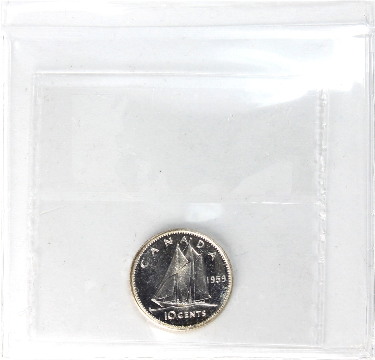 1959 Canada 10-cents ICCS Certified MS64
