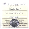 1947 Maple Leaf Canada 10-cents ICCS Certified MS64
