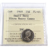 1969 Small Date Canada 10-cents ICCS Certified PL65 Ultra Heavy Cameo