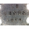 1870 Wide O Canada 10-cents ICCS Certified F15