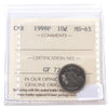 1999P Canada 10-cents ICCS Certified MS65
