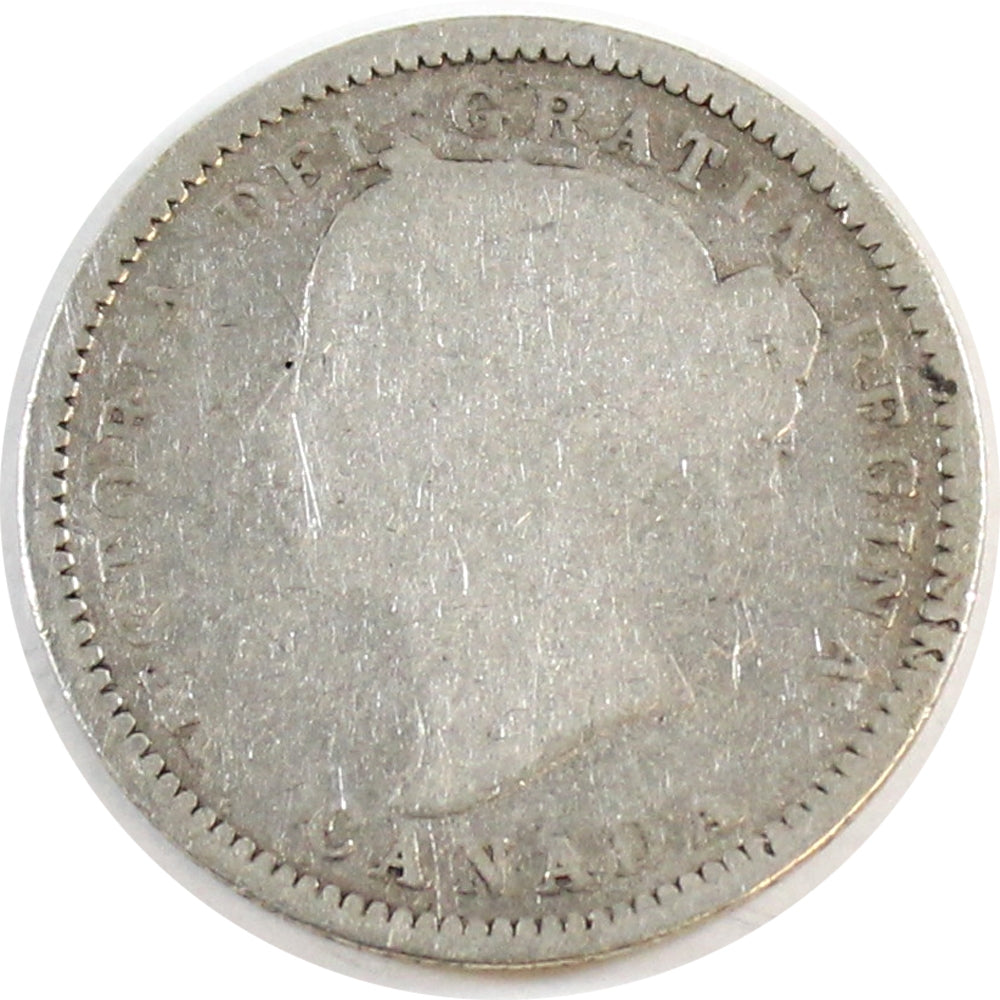 1870 Wide 0 Canada 10-cents About Good (AG3)