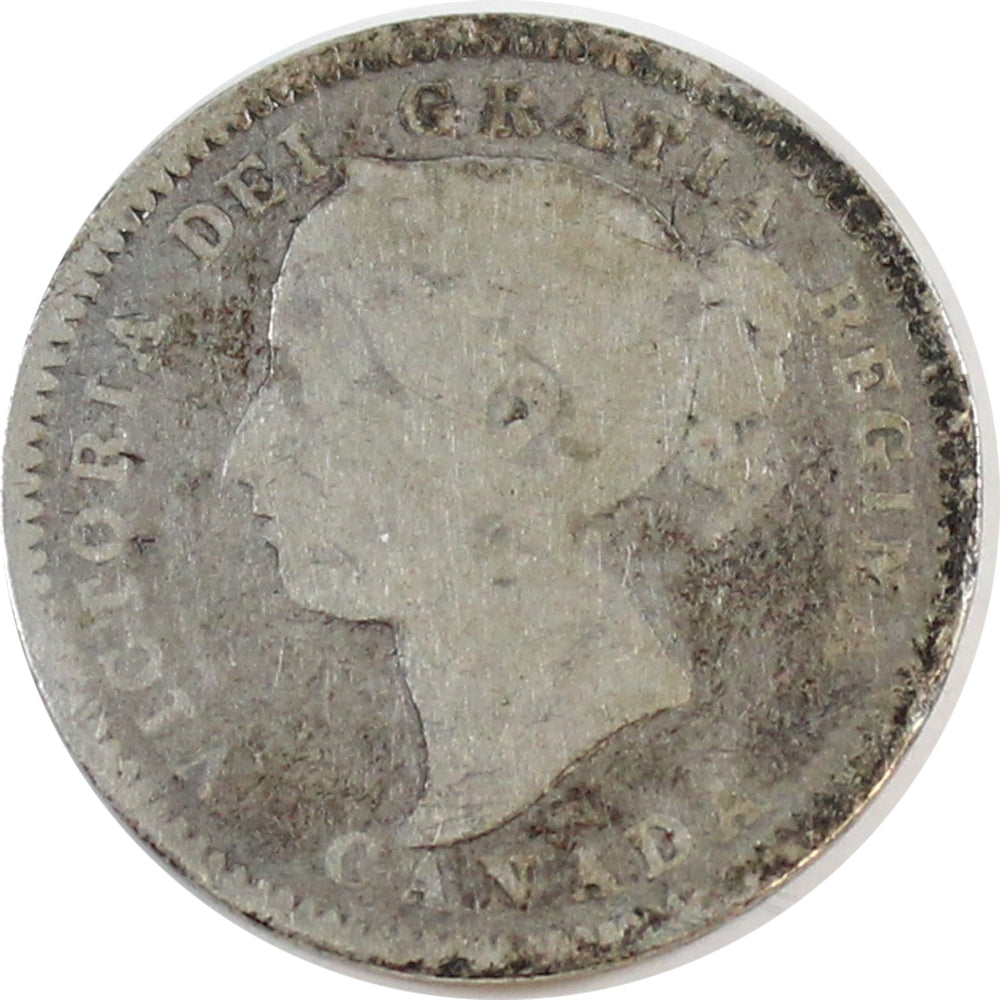 1890H Canada 10-cents About Good (AG3)
