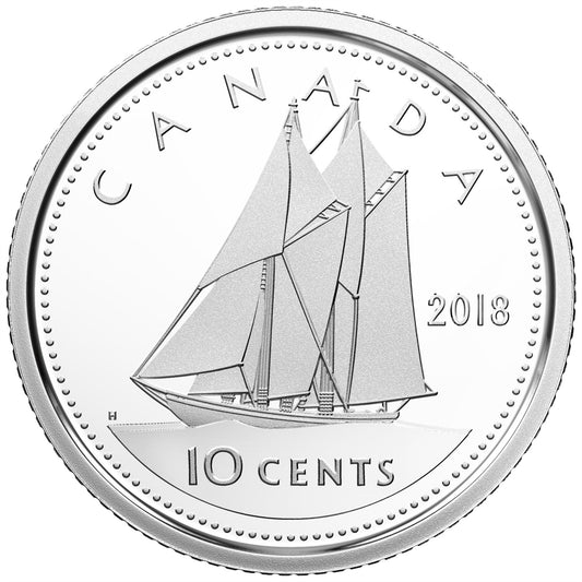 2018 Canada 10-cents Silver Proof (No Tax)